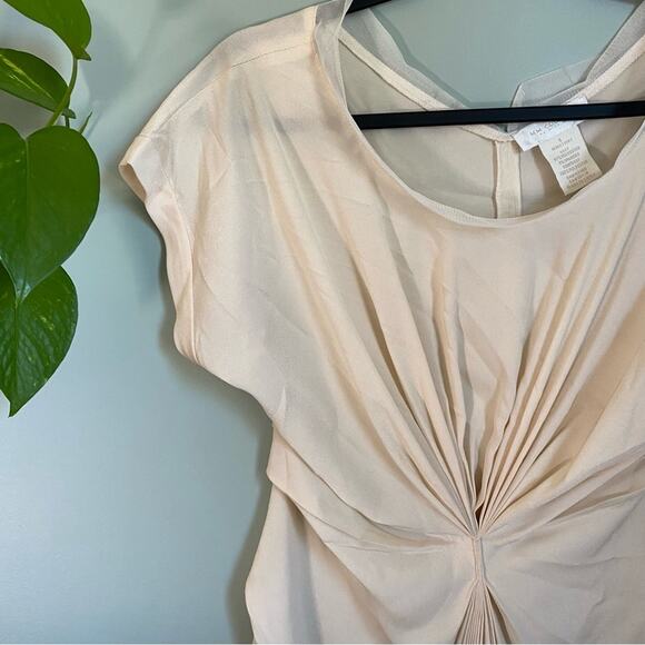 Mm Couture Miss Me Synched Short Sleeve Flowy Top - Picture 3 of 5